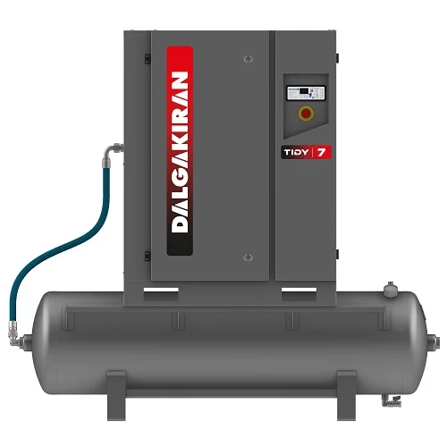 DALGAKIRAN TIDY-N 7 · ресивер 250 л · 1830 × 715 × 1606 мм