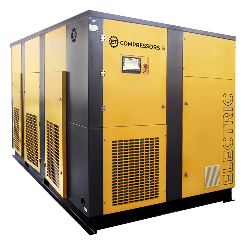 Винтовой компрессор ET-Compressors SL 280-08 DS VS PM (IP55) двухступенчатый с частотным регулированием производительности и двигателем на постоянных магнитах