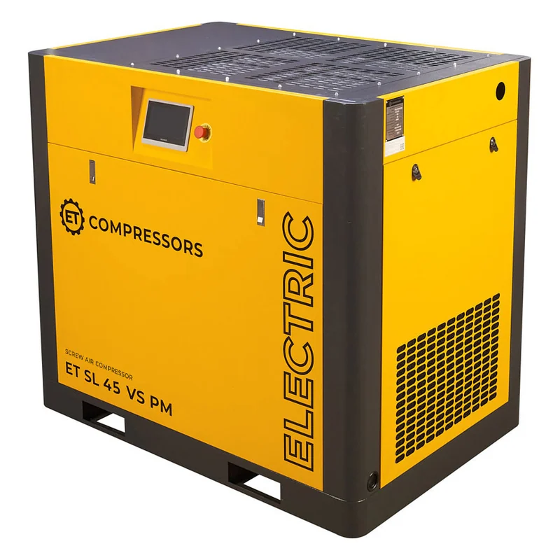 Винтовой компрессор ET-Compressors SL 45-10 VS PM (IP55) с частотным регулированием производительности и двигателем на постоянных магнитах