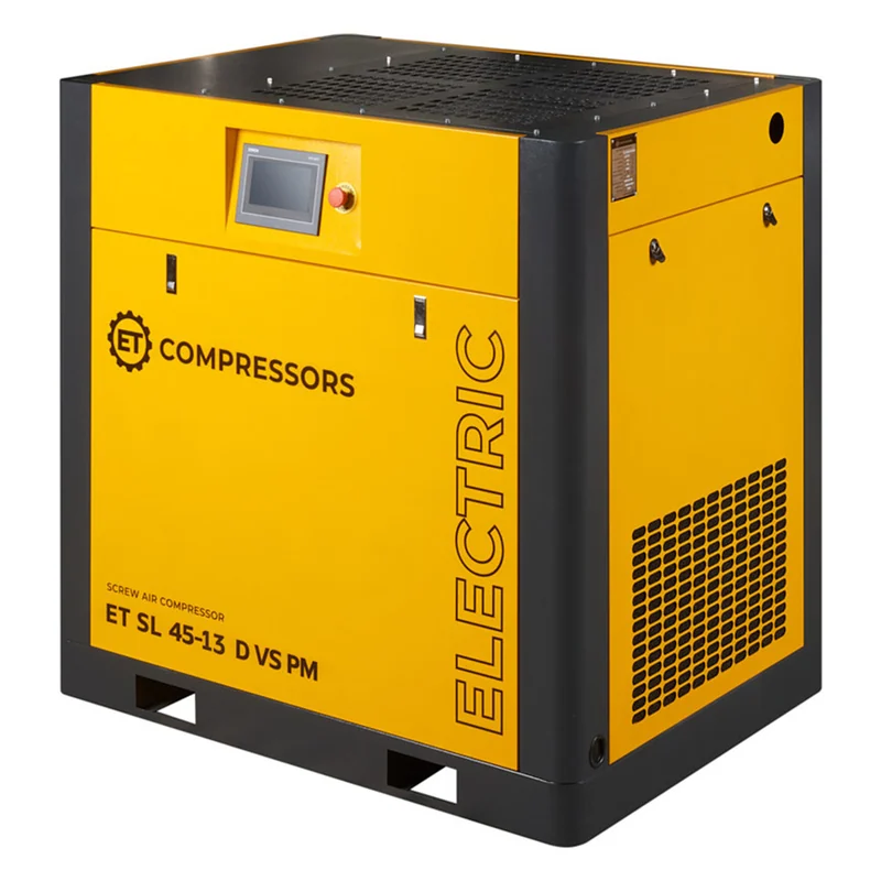 Винтовой компрессор ET-Compressors SL 45-13 D VS PM (IP23) без муфты с частотным регулированием производительности и двигателем на постоянных магнитах
