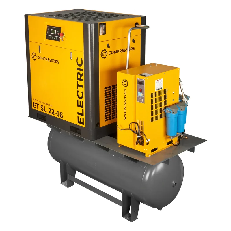 Винтовой компрессор ET-Compressors SL 22-16-500 VS PM ES (IP55) 2,4 на ресивере с осушителем