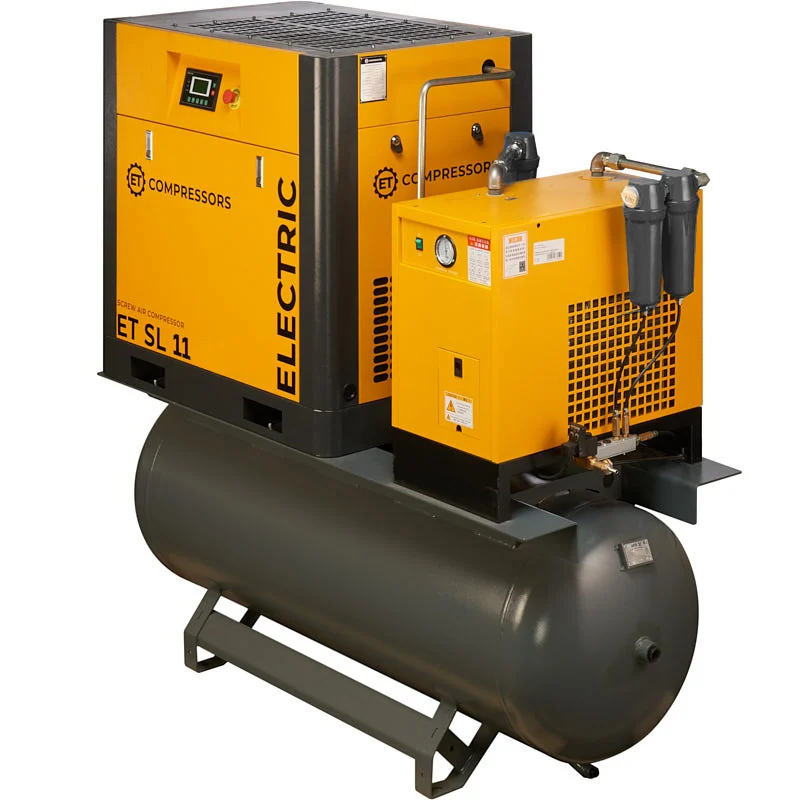 Винтовой компрессор на ресивере с осушителем ET-Compressors SL 11-08-500 ES (IP23)