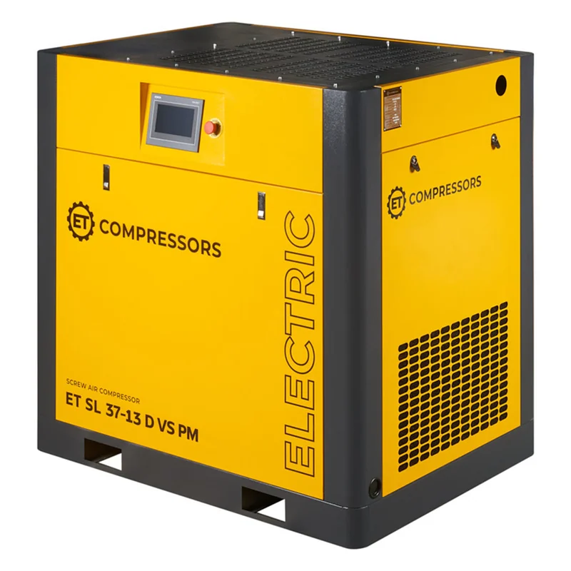 Винтовой компрессор ET-Compressors SL 37-13 D VS PM (IP23) без муфты с частотным регулированием производительности и двигателем на постоянных магнитах